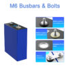 EVE 280Ah cells M6 busbars and bolts power UPS system