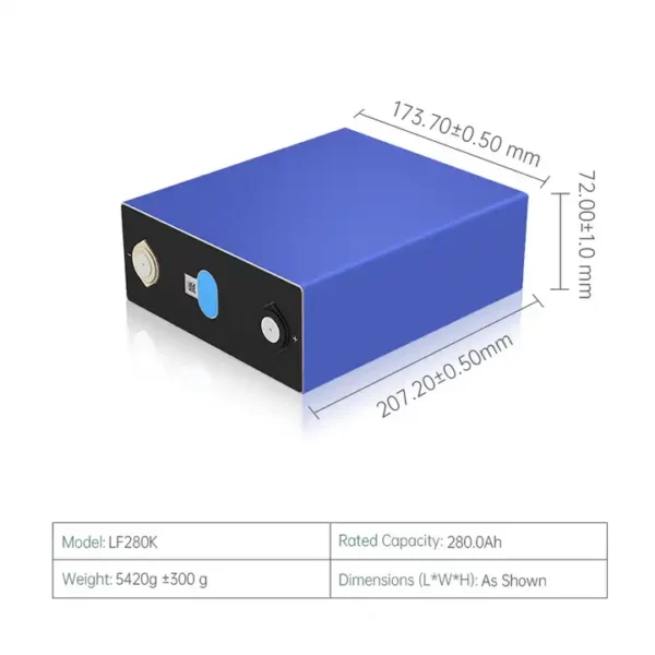 LF280K 3.2v Brand new cells for Portable Electronics- Demension