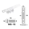 LiFePO4-Prismatic-Battery-Cells-EVE-LF280K-280Ah-two-Threaded-Holes-M6 Terminals